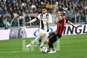 2019-04-06 - Goal di Piatek su azione con Bernerdeschi. - JUVENTUS VS MILAN - ITALIAN SERIE A - SOCCER